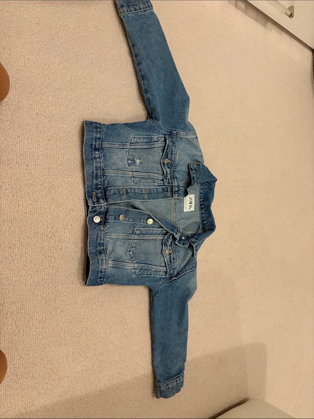 ZARA Light Blue Kids Denim Jacket
